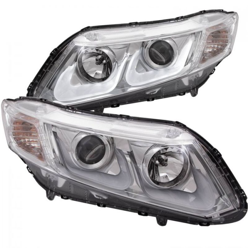 Anzo 2012-2015 Honda Civic Projector Headlights w/ U-Bar Chrome 121478 User 1