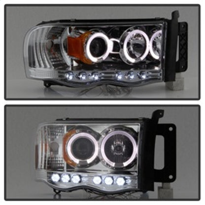 Spyder Dodge Ram 1500 02-05/Ram 2500 03-05 Projector Headlights LED Halo LED Chrm PRO-YD-DR02-HL-C 5009982 5009982 Photo - Unmounted