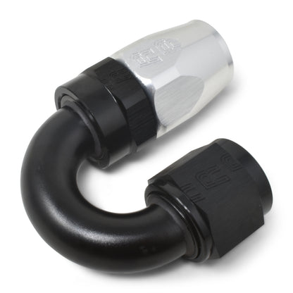 Russell #12 Full Flow Swivel 180° Tight Radius Hose Ends - Black / Silver 613533 Photo - out of package