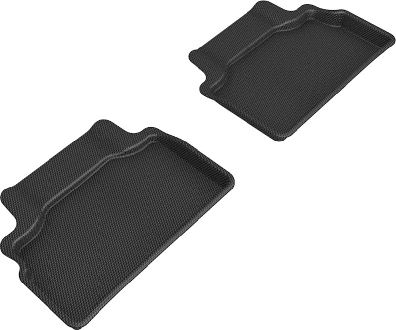 3D MAXpider 2012-2016 Hyundai Genesis Kagu 2nd Row Floormats - Black L1HY02321509 L1HY02321509 Photo - Primary