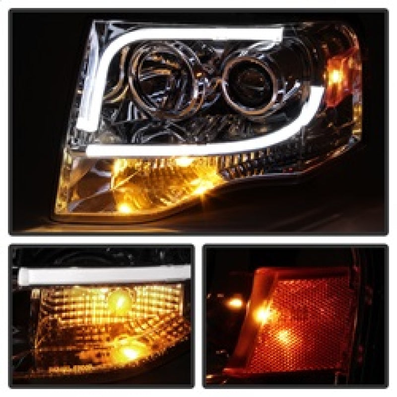 Spyder Ford Expedition 07-13 Projector Headlights Light Tube DRL Chrm PRO-YD-FE07-LTDRL-C 5079510 5079510 Photo - Unmounted