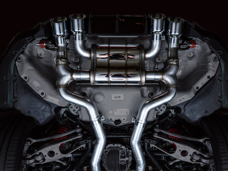 AWE Tuning AWE SwitchPath Catback Exhaust for BMW G8X M3/M4 - Chrome Silver Tips 3025-43480 3025-43480 Photo - Mounted