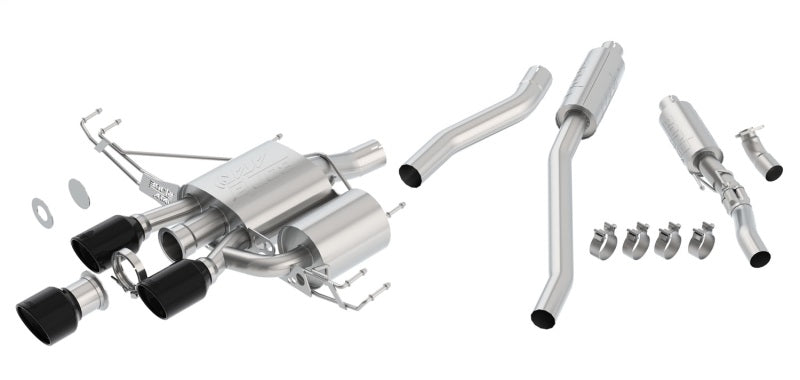 Borla 17-18 Honda Civic Type-R FK8 ATAK Cat-Back Exhaust w/ Ceramic Black Tips 140738CB 140738CB Photo - Primary