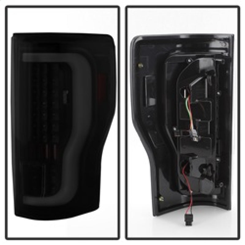 SPYDER xTune 17-18 Ford F-250 Super Duty (Excl LED Models) LED Tail Lights-Blk Smk (ALT-ON-FS17-LBLED-BSM) 9041617 9041617 Photo - Unmounted