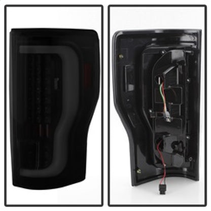 SPYDER xTune 17-18 Ford F-250 Super Duty (Excl LED Models) LED Tail Lights-Blk Smk (ALT-ON-FS17-LBLED-BSM) 9041617 9041617 Photo - Unmounted