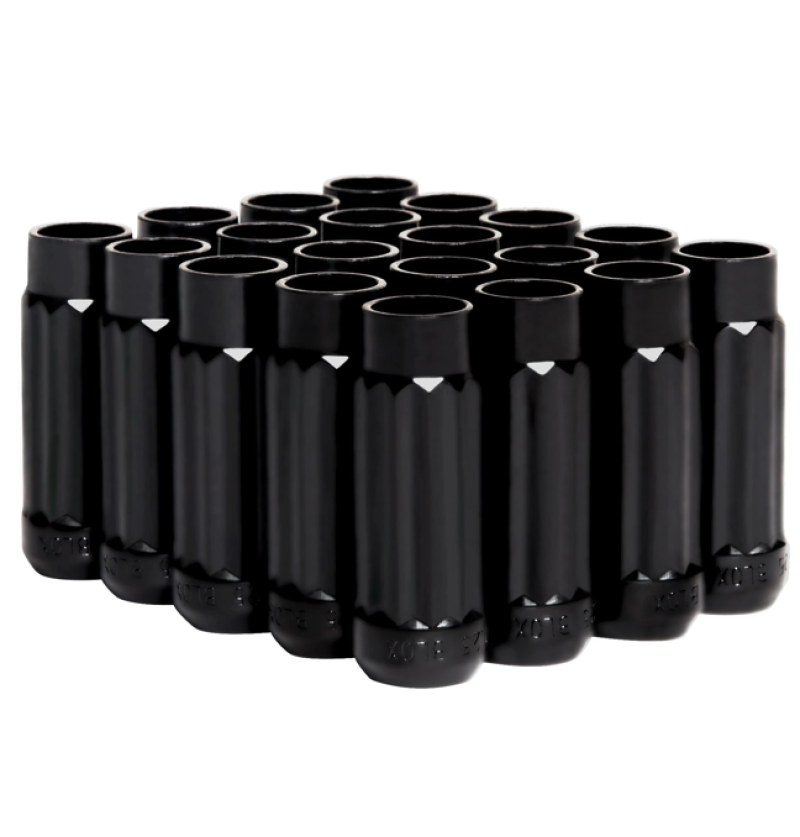 BLOX Racing 12-Sided P17 Tuner Lug Nuts 12x1.25 - Black Steel - Set of 20 BXAC-00145-BK BXAC-00145-BK User 1