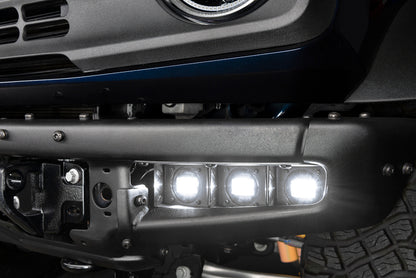 ORACLE Lighting 21-22 Ford Bronco Triple LED Fog Light Kit for Steel Bumper - White 5890-001 5890-001 Photo - lifestyle view
