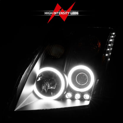 Anzo 2007-2012 Nissan Sentra Projector Headlights Black 121276 Photo - Unmounted