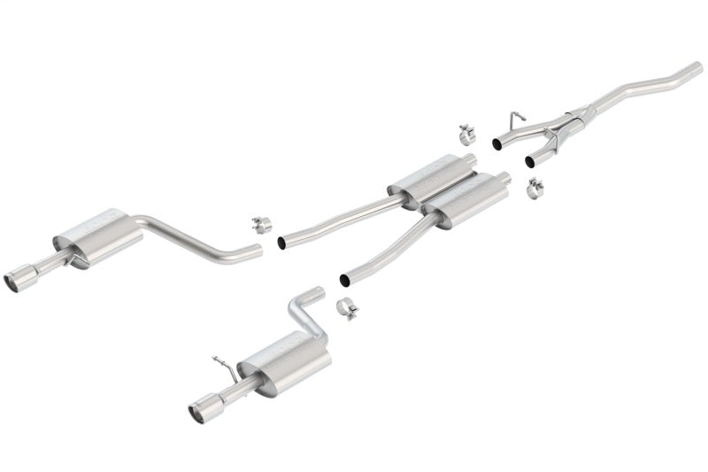 Borla Cat Back system for 02-08 Audi A4 Quattro 2.0L 4cyl 140100 140100 Photo - Primary