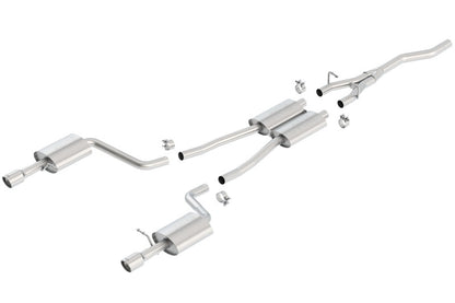 Borla Cat Back system for 02-08 Audi A4 Quattro 2.0L 4cyl 140100 140100 Photo - Primary