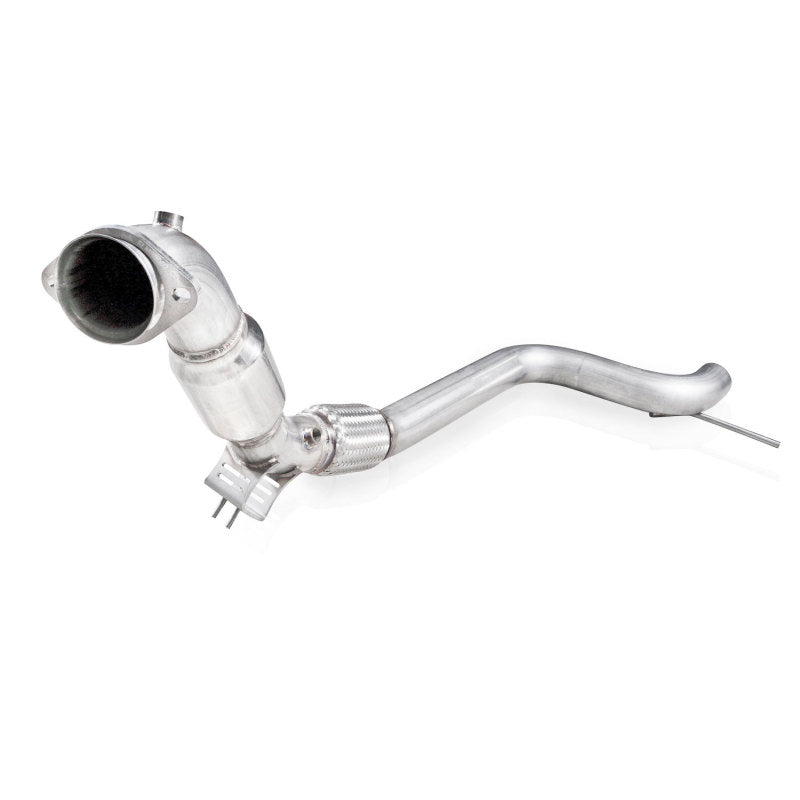 Stainless Works 2015-16 Mustang Downpipe 3in High-Flow Cats M15EDPCATSW M15EDPCATSW Photo - out of package