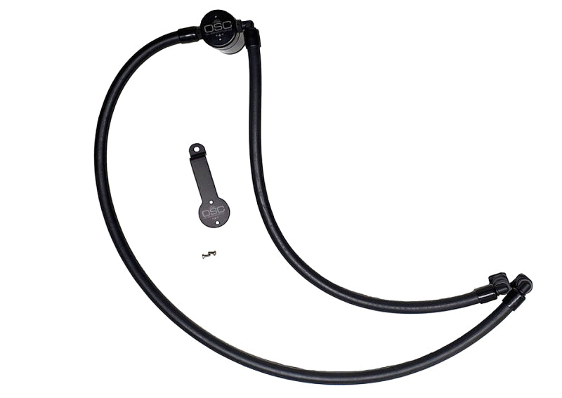 J&L 20-22 Jeep Wrangler 2.0L (Excl Hybrid Models) Driver Side Oil Separator 3.0 - Black Anodized 3070D-B 3070D-B Photo - Primary