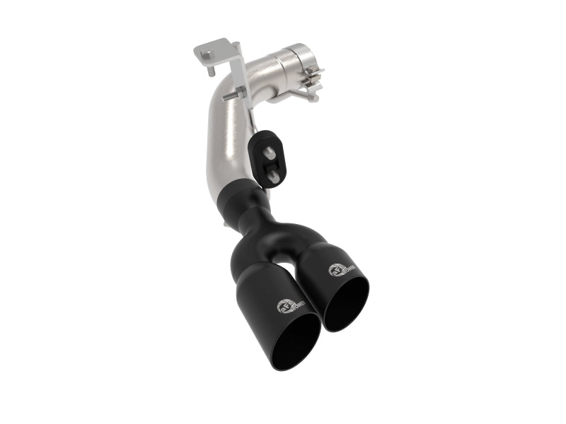 aFe Rebel Series 3in 304 SS Axle-Back Exhaust Side Exit w/ Black Tips 19 Ford Ranger L4-2.3L (t) 49-33110-B 49-33110-B Photo - Primary