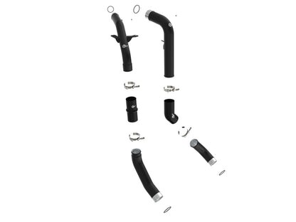 aFe RAM 1500 20-22 V6-3.0L (td) BladeRunner 2-1/2 in & 3in Aluminum Hot & Cold Charge Pipe Kit Black 46-20594-B 46-20594-B Photo - Unmounted
