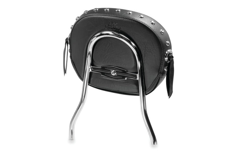 Mustang Motorcycle Mustang Harley Detachable Sissy Bar Pad w/Studs (11 inch x 9 inch) - Black 79087 79087 Photo - Primary