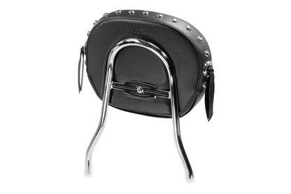 Mustang Motorcycle Mustang Harley Detachable Sissy Bar Pad w/Studs (11 inch x 9 inch) - Black 79087 79087 Photo - Primary