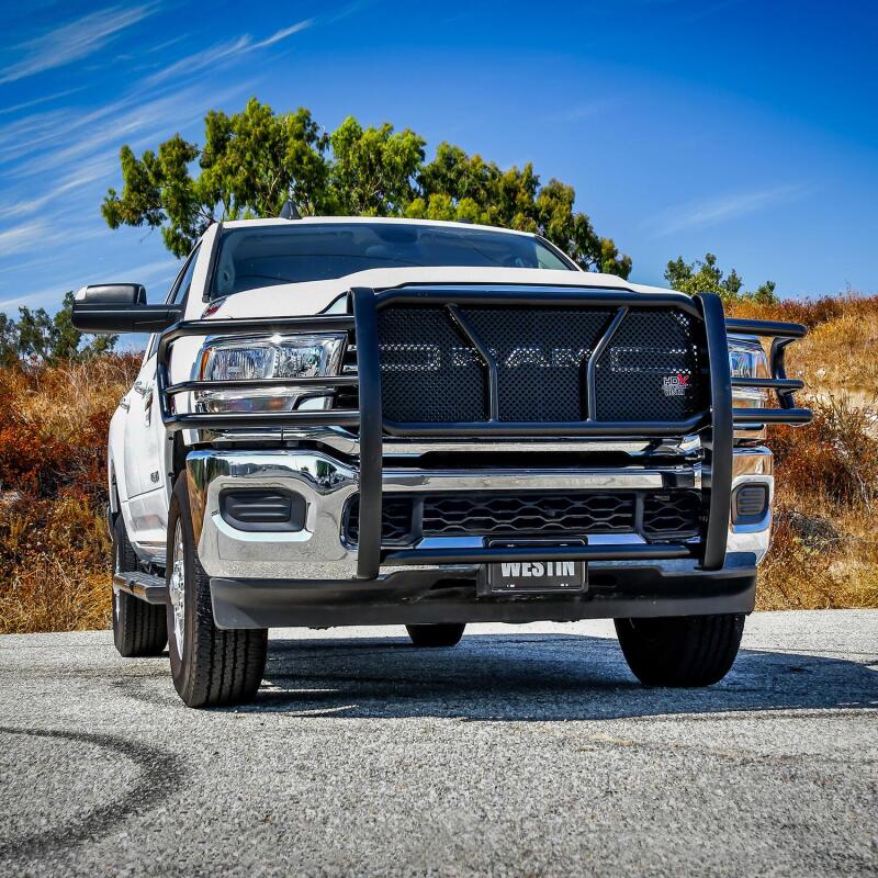 Westin 19-22 Dodge Ram 2500/3500 HDX Modular Grille Guard - Black 57-24025 57-24025 Photo - Mounted