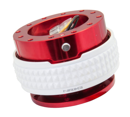 NRG Quick Release Kit - Pyramid Edition - Red Body / Glow In The Dark Pyramid Ring SRK-210RD/GL SRK-210RD/GL Photo - Primary
