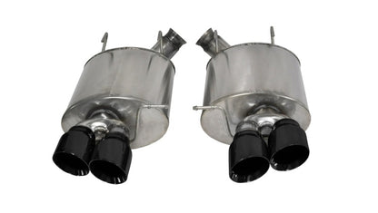 Corsa Performance 13-13 Ford Mustang Shelby GT500 5.8L V8 Black Sport Axle-Back Exhaust 14321BLK Photo - Primary