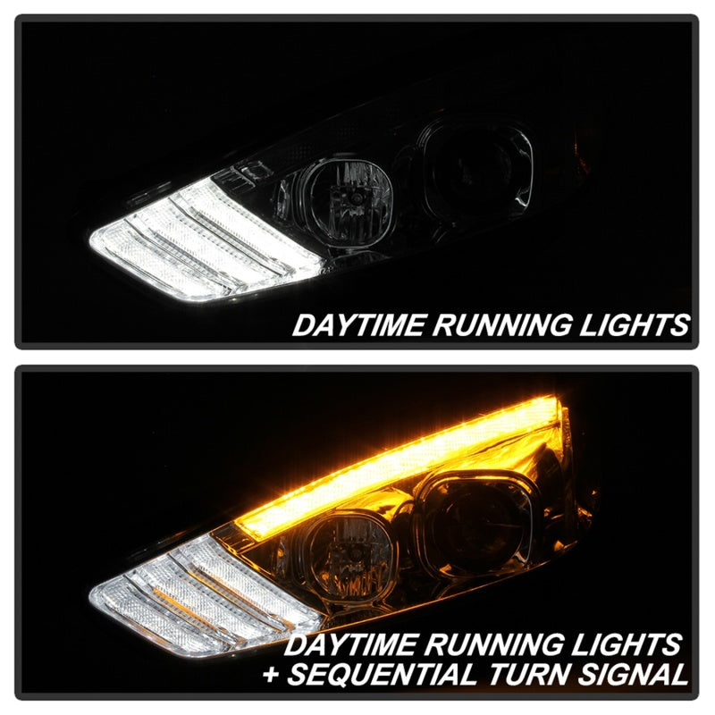 Spyder 15-18 Ford Focus Projector Headlights - Seq Turn Light Bar - Chrome PRO-YD-FF15-LBSEQ-C 5086457 5086457 Photo - Unmounted