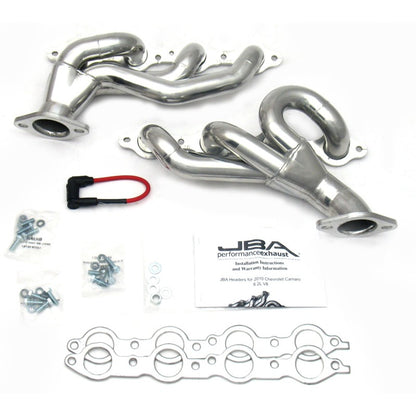 JBA 10-15 Camaro 6.2L LS 1-3/4in Primary Silver Ctd Cat4Ward Header 1812SJS 1812SJS Photo - Primary