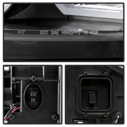 Spyder 09-12 BMW E90 3-Series 4DR HID w/ AFS Only - LED Turn - Black - PRO-YD-BMWE9009-AFSHID-BK 5086495 5086495 Photo - Unmounted