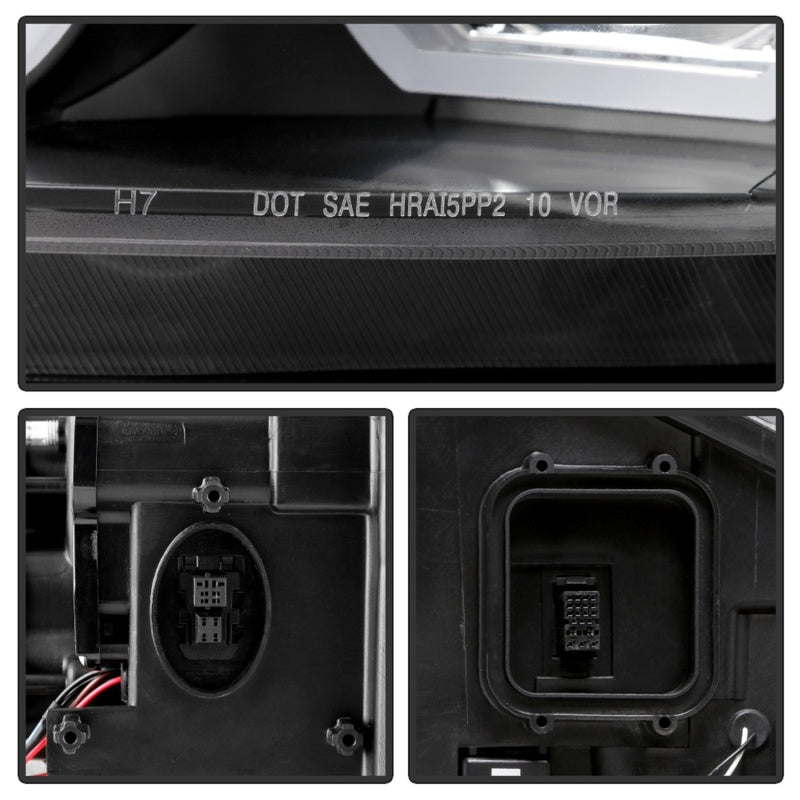 Spyder 09-12 BMW E90 3-Series 4DR HID w/ AFS Only - LED Turn - Black - PRO-YD-BMWE9009-AFSHID-BK 5086495 5086495 Photo - Unmounted