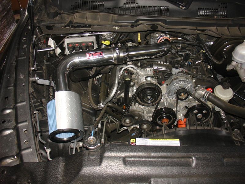 Injen 09-11 Dodge Ram 3.7L V6 Wr Black Tuned Air Intake System w/ MR Tech/Web Nano-Fiber Dry Filter PF8055WB PF8055WB Photo - Mounted