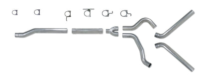 Diamond Eye Performance Diamond Eye KIT 4in CB MFLR RPLCMENT PIPE DUAL AL: 03-07 FORD 6.0L F250/F350 K4340A-RP K4340A-RP Photo - Primary