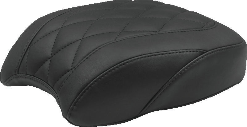 Mustang Motorcycle Mustang 08-21 Harley Electra Glide Std, Rd Glide, Rd King, Str Glide Sissy Bar Pad Deluxe - Black 79015 79015 Photo - Primary