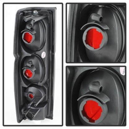 Spyder Nissan Hardbody 86-97 Euro Style Tail Lights Black Smoke ALT-YD-NH86-BSM 5078216 5078216 Photo - Unmounted