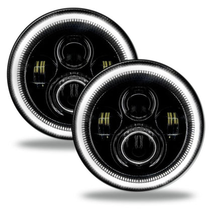 ORACLE Lighting Oracle Jeep Wrangler JL/Gladiator JT 7in. High Powered LED Headlights (Pair) - White 5769J-001 5769J-001 Photo - Mounted