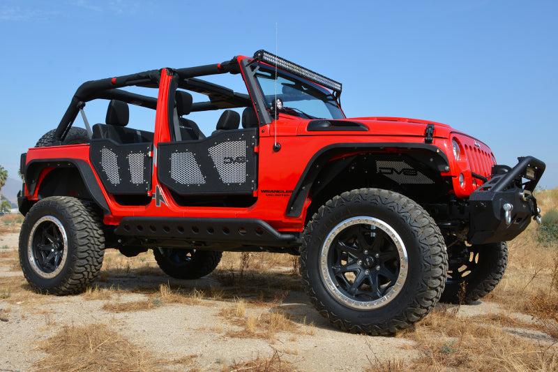 DV8 Offroad Aluminum Mesh Inserts For Front JK Rock Doors RDSTTB-FMS RDSTTB-FMS User 1