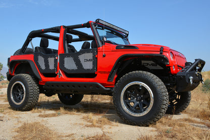 DV8 Offroad Aluminum Mesh Inserts For Rear JK Rock Doors RDSTTB-RMS RDSTTB-RMS User 1