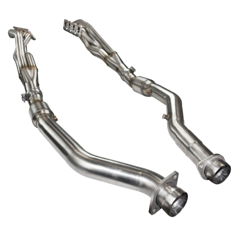 Kooks Headers Kooks 12-20 Jeep Grand Cherokee SRT/Dodge Durango SRT 2in. SS Headers & H.O. Green Catted OEM Conn. 3410H641 3410H641 Photo - Unmounted
