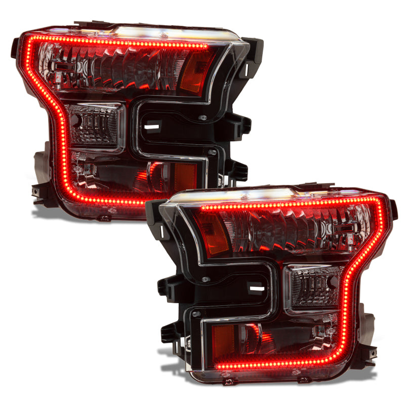 ORACLE Lighting Oracle 15-17 Ford F-150 Dynamic RGB+A Pre-Assembled Headlights Halogen - Black Edition - ColorSHIFT 8201-332 8201-332 User 2