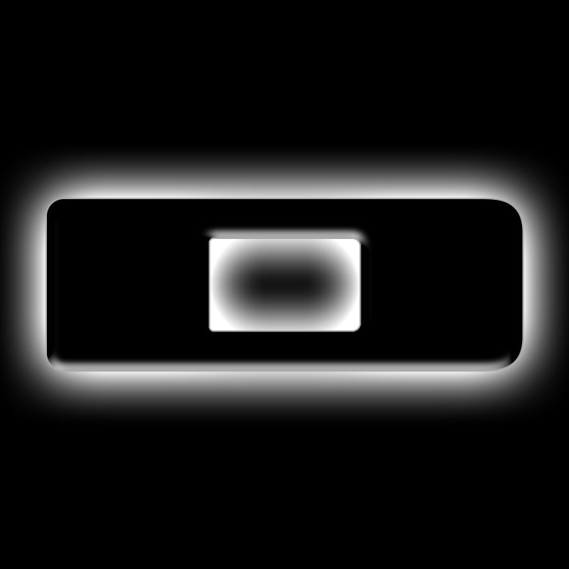 ORACLE Lighting Universal Illuminated LED Letter Badges - Matte Black Surface Finish - D 3141-D-001 3141-D-001 Photo - Primary