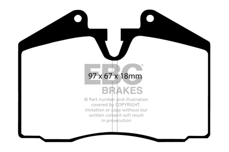 EBC Disc Brake Pad Set DP4612R Photo - Primary