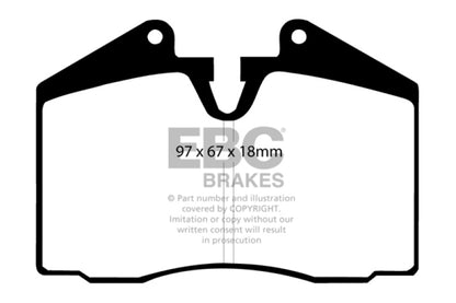 EBC Disc Brake Pad Set DP4612R Photo - Primary