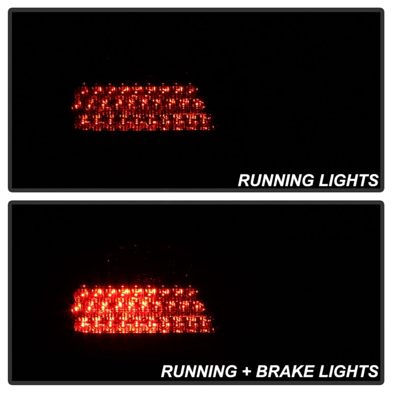 SPYDER Xtune Mercedes Benz W210 E-Class 96-02 LED Tail Lights Red Clear ALT-CL-MBW210-LED-RC 5020642 5020642 Photo - Unmounted