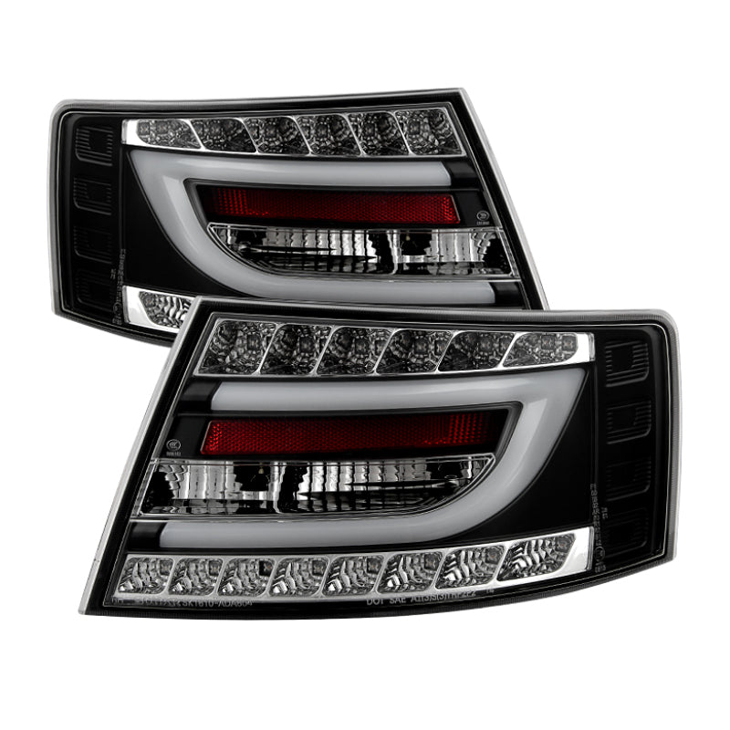 Spyder Audi A6 05-08 4Dr Sedan Only Version 2 Light Bar LED Tail Lights Blk ALT-YD-AA605V2-LBLED-BK 5080769 5080769 Photo - Primary