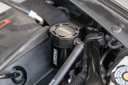 CORSA Performance Corsa 16-22 Chevrolet Camaro SS Coupe 6.2L V8 (RWD) Aluminum Oil Catch Can w/Mounting Bracket CC0007 CC0007 Photo - Mounted
