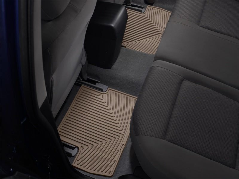 WeatherTech 11+ BMW X3 Rear Rubber Mats - Tan W259TN W259TN Photo - Mounted