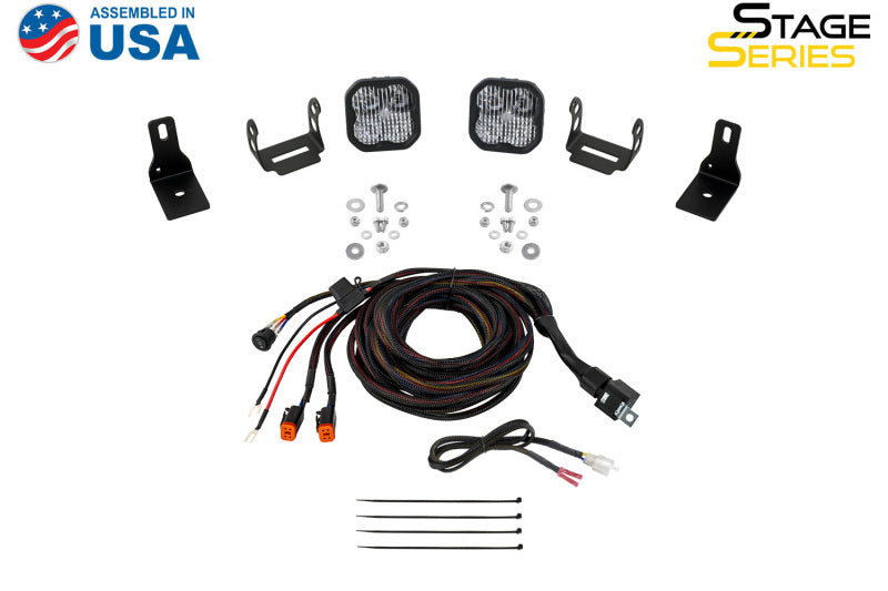 Diode Dynamics 2022+ Ford Maverick SS3 Sport Stage Series Ditch Light Kit Pro Yellow Combo DD7765 DD7765 User 8
