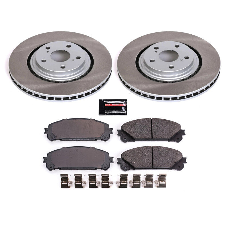 PowerStop Power Stop 11-20 Toyota Sienna Front Semi-Coated Rotor Kit SC4713 SC4713 Photo - Primary