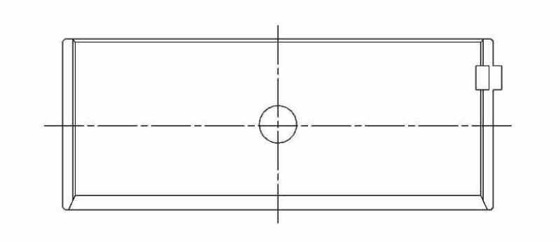 ACL Rod Bearing Set AEB8B745HD-STD 8B745HD-STD Technical Drawing