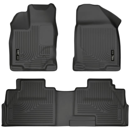 Husky Liners 07-13 Ford Edge / 07-13 Lincoln MKX Weatherbeater Black Front & 2nd 99761 Photo - Primary