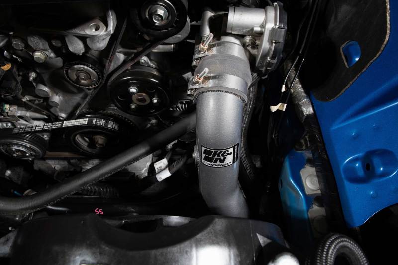 K&N Engineering K&N 15-22 Ford Mustang L4 2.3L F/I Charge Pipe 77-1010KC 77-1010KC Photo - Mounted