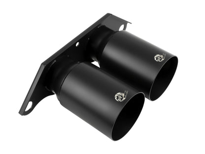 aFe Power Mach Force Xp 4in 304 SS Bolt-On Exhaust Tips Satin Black 14-19 Porsche 911 GT3 3.8L/4.0L 49C36435-B 49C36435-B Photo - Unmounted