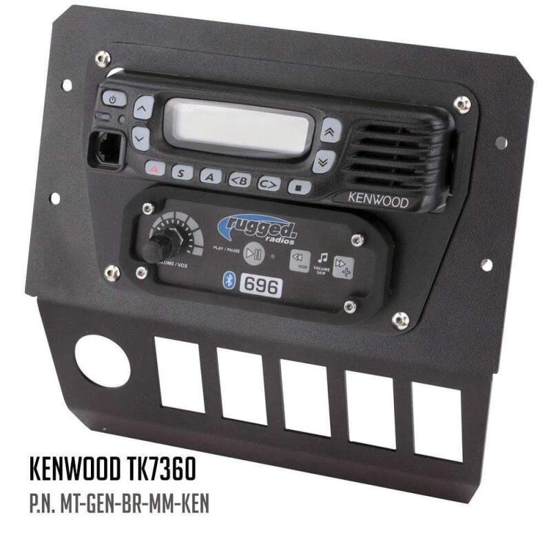 Rugged Radios Polaris General Multi Mount Kit for Radio and Intercom Motorola CM300D/Vertex VX2200 MT-GEN-BR-MM-MOTO MT-GEN-BR-MM-MOTO Photo - Primary